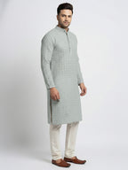 NoirVansh Luxe Sequin Kurta | TerraDesi Black Festive Statement Kurta