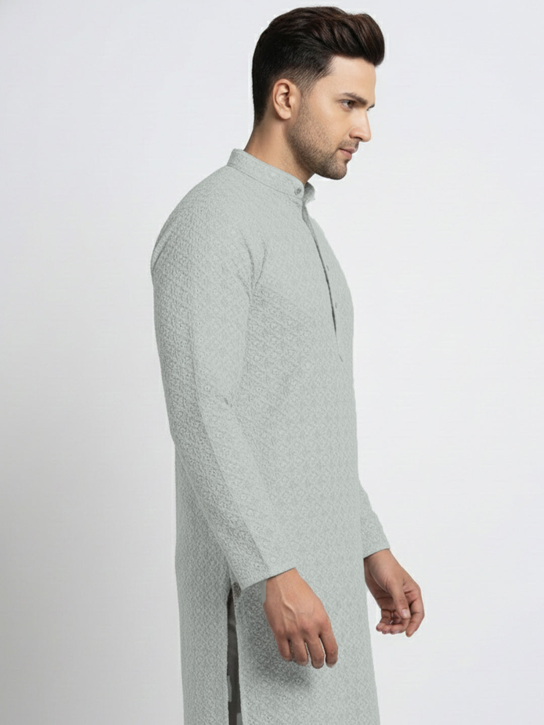 NoirVansh Luxe Sequin Kurta | TerraDesi Black Festive Statement Kurta