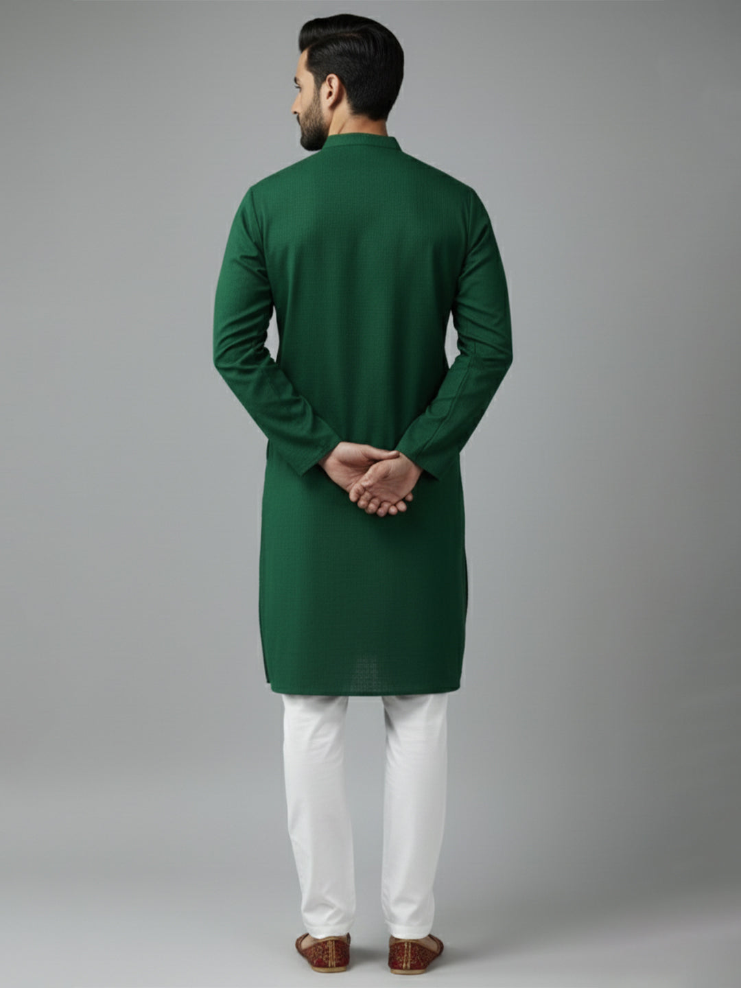 TerraDesi Midnight Classic Cotton Kurta Pajama Set