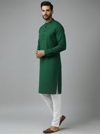 TerraDesi Midnight Classic Cotton Kurta Pajama Set