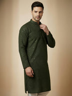 NoirVansh Luxe Sequin Kurta | TerraDesi Black Festive Statement Kurta