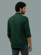 TerraDesi Ruby Regal Solid Cotton Blend Formal Shirt