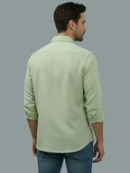 TerraDesi Saffron Ember Solid Cotton Formal Shirt