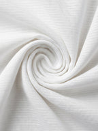 TerraDesi Arctic Loom Textured Cotton Short Kurta for Men | Modern Mandarin Collar Kurta