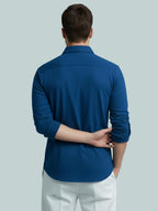 TerraDesi Onyx Midnight Solid Cotton Short Kurta