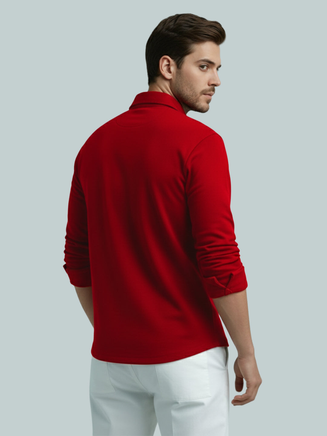 TerraDesi Men's Solid Cotton Short Kurta – Smart Everyday Style (SE88)