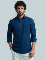 TerraDesi Modern Cotton Kurta for Men – Casual Ethnic Essential (SE86)