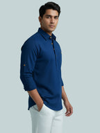 TerraDesi Breathable Cotton Short Kurta – Timeless Men's Style (SE83)