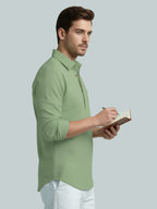 TerraDesi Men's Solid Cotton Short Kurta – Smart Everyday Style (SE88)