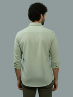 TerraDesi Ruby Regal Solid Cotton Blend Formal Shirt