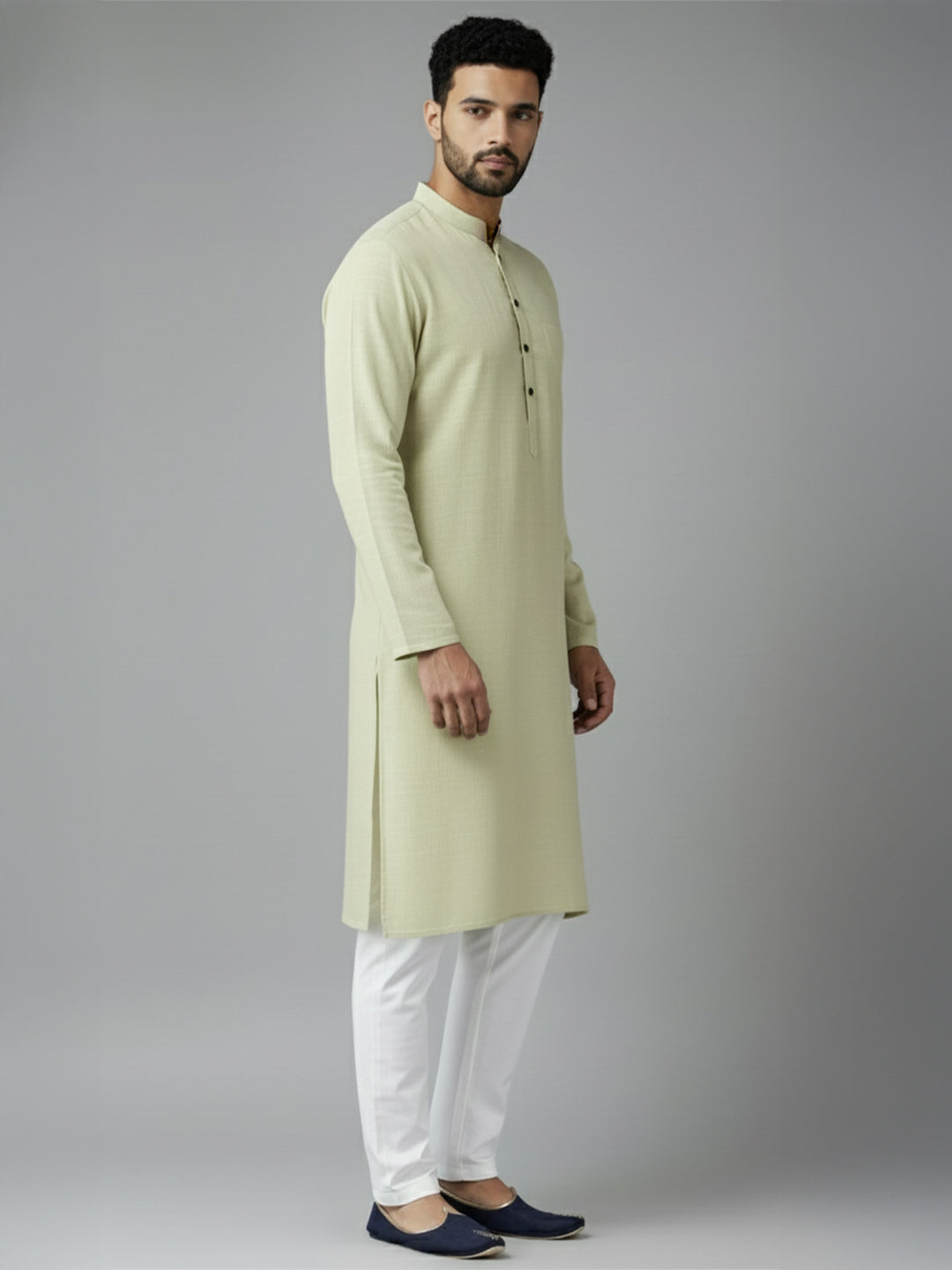 TerraDesi Midnight Classic Cotton Kurta Pajama Set