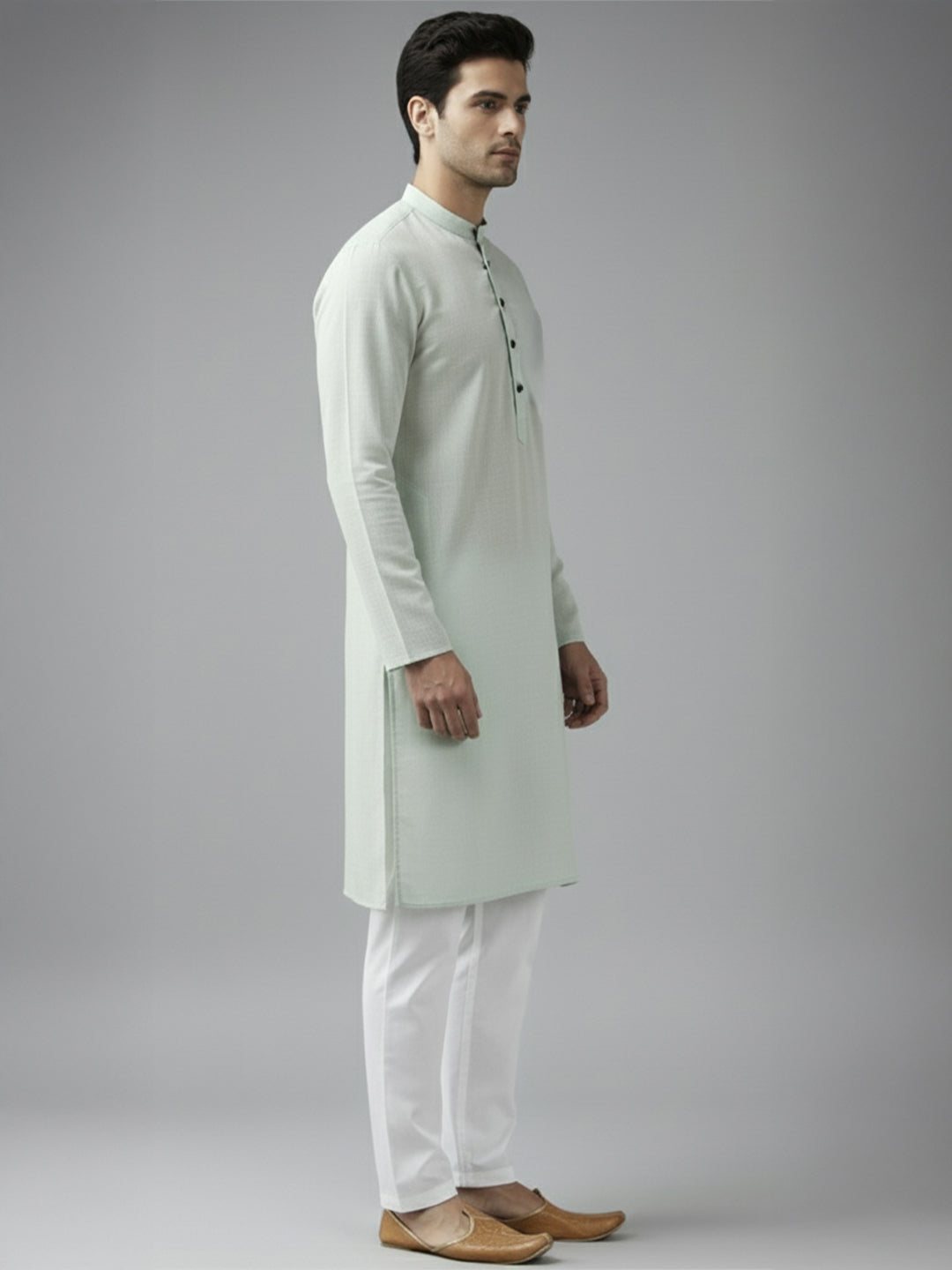 TerraDesi Midnight Classic Cotton Kurta Pajama Set