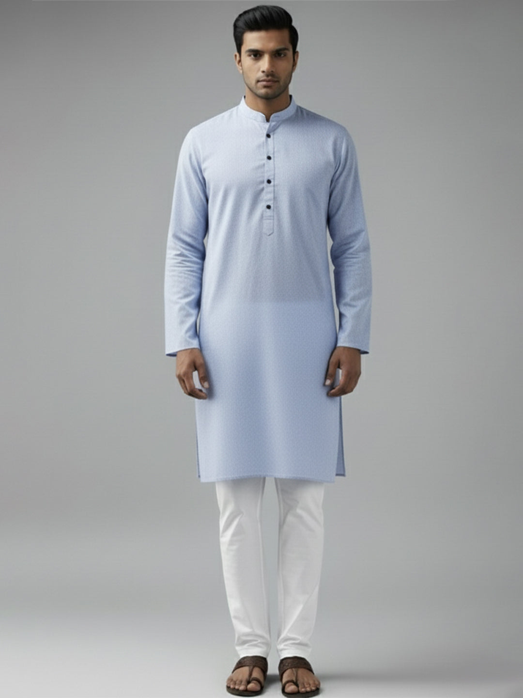 TerraDesi Midnight Classic Cotton Kurta Pajama Set