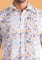 TerraDesi Meadow Bloom Multicolour Floral Viscose Shirt