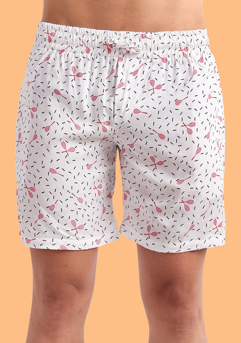 TerraDesi Pink Racquet Sprinkles Viscose Co-Ord Set