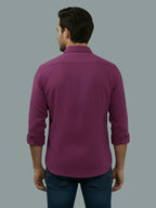 TerraDesi Saffron Ember Solid Cotton Formal Shirt