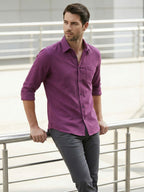 TerraDesi Men’s Essential Solid Cotton Blend Shirt
