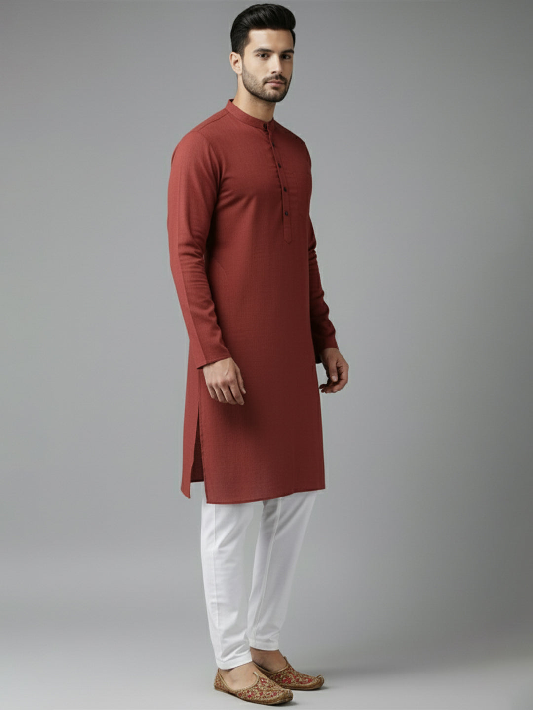 TerraDesi Midnight Classic Cotton Kurta Pajama Set