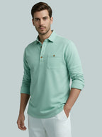 TerraDesi Men's Solid Cotton Short Kurta – Smart Everyday Style (SE88)