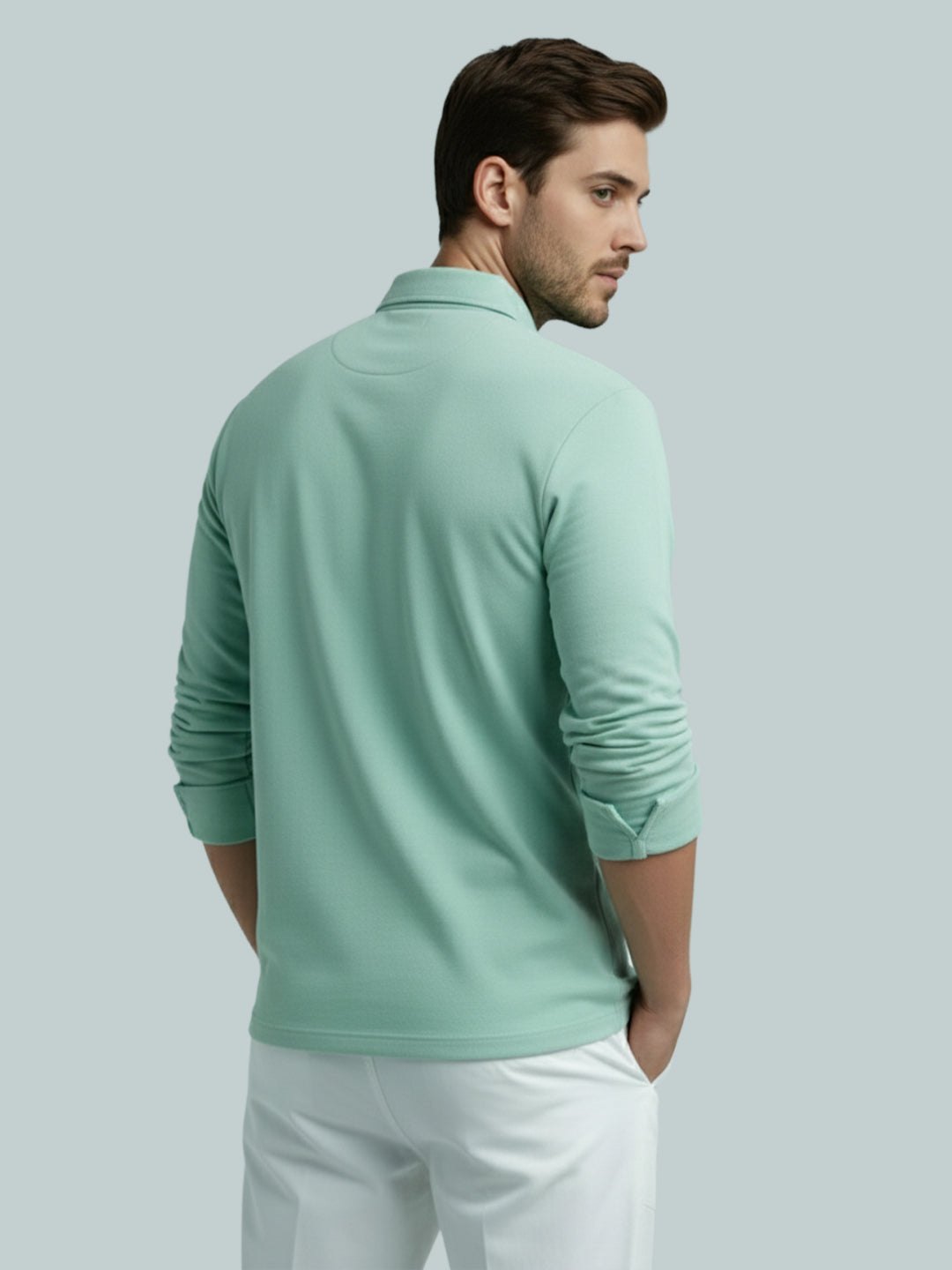 TerraDesi Men's Solid Cotton Short Kurta – Smart Everyday Style (SE88)