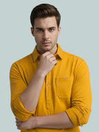 TerraDesi Onyx Midnight Solid Cotton Short Kurta