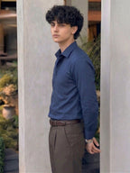 TerraDesi SunAura Yellow Cotton Classic Shirt