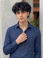 TerraDesi SunAura Yellow Cotton Classic Shirt