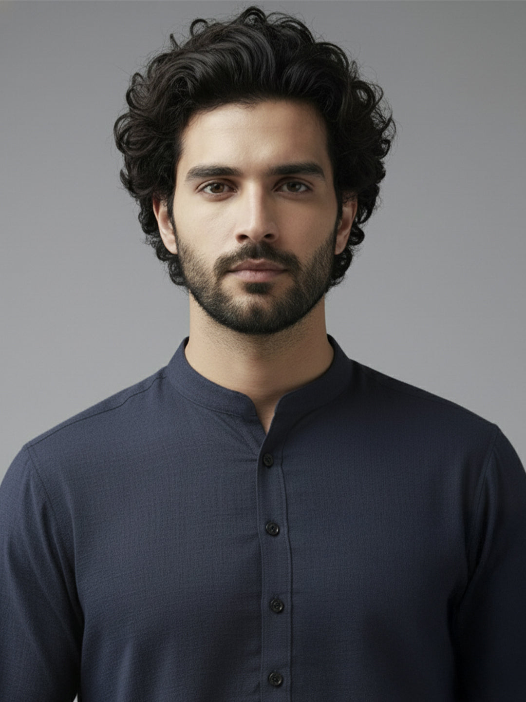 TerraDesi Midnight Classic Cotton Kurta Pajama Set