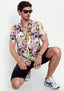 TerraDesi Artistic Splash Print Rayon Shirt – Multicolor Creative Statement Wear