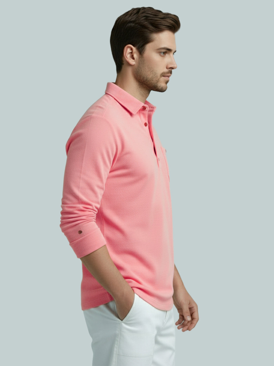 TerraDesi Men's Solid Cotton Short Kurta – Smart Everyday Style (SE88)