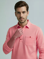 TerraDesi Men's Solid Cotton Short Kurta – Smart Everyday Style (SE88)
