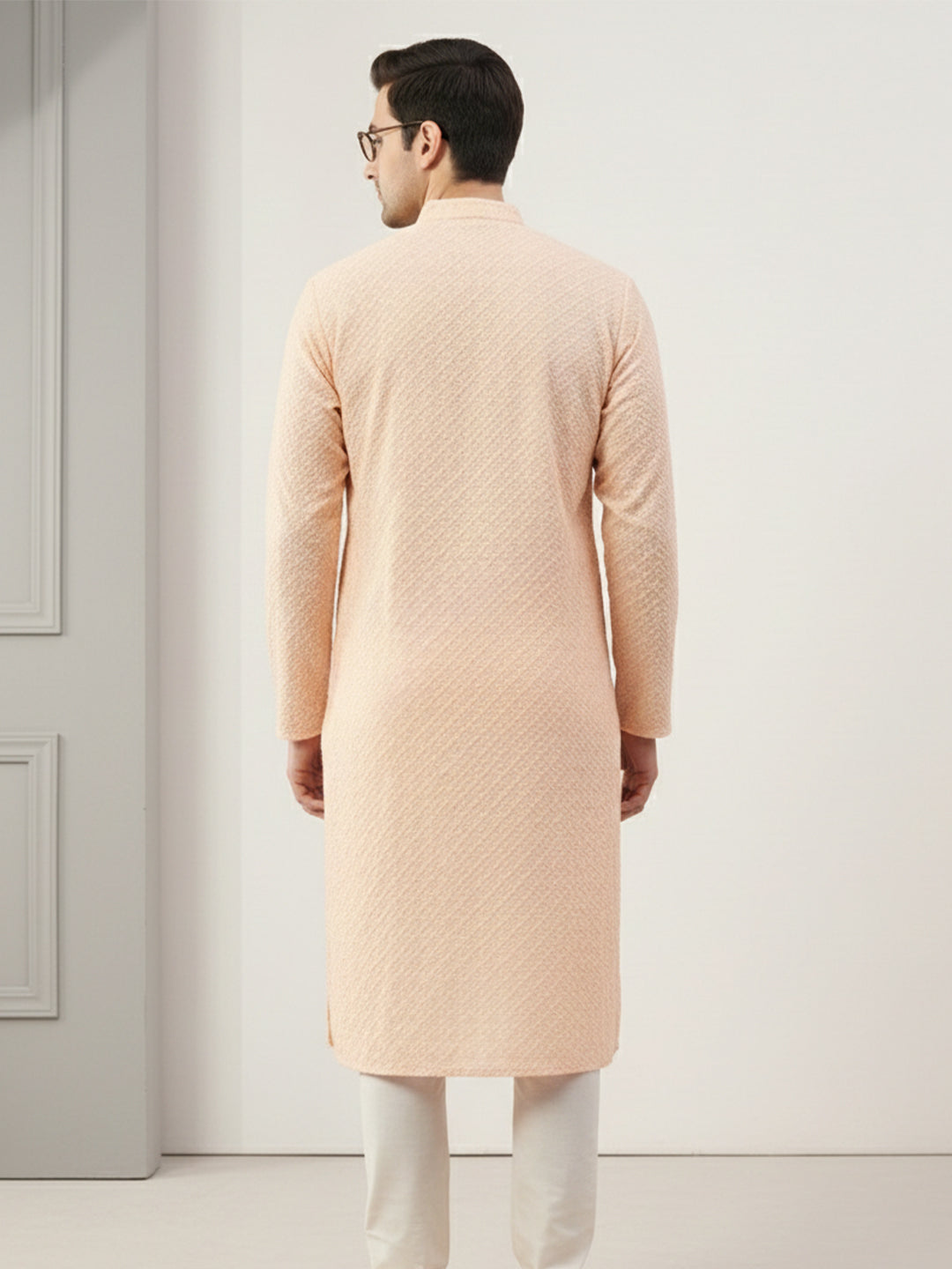 NoirVansh Luxe Sequin Kurta | TerraDesi Black Festive Statement Kurta
