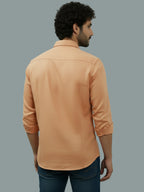 TerraDesi Ruby Regal Solid Cotton Blend Formal Shirt