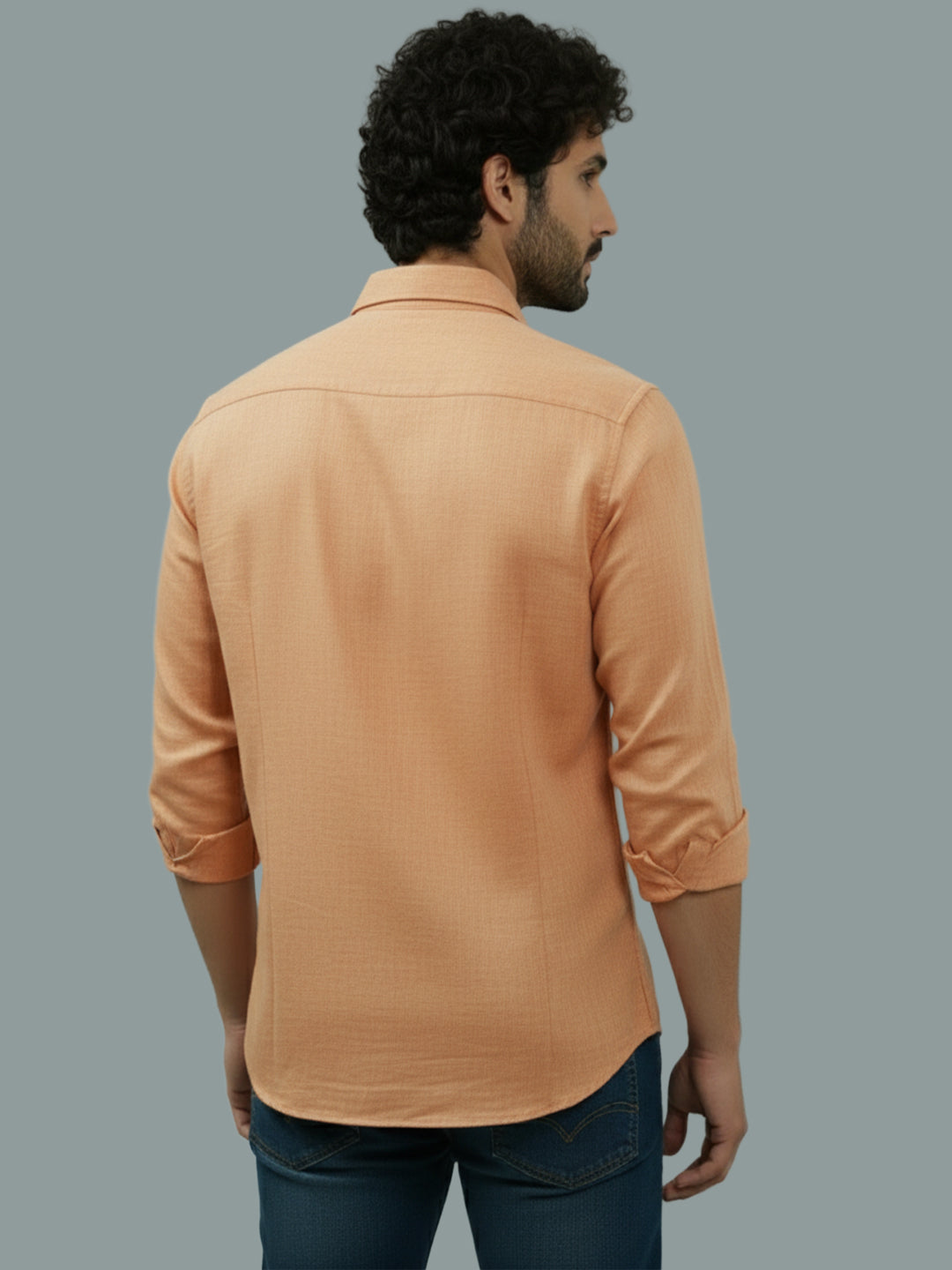 TerraDesi Ruby Regal Solid Cotton Blend Formal Shirt