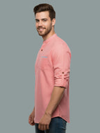 TerraDesi Men's Regular Fit Cotton Mandarin Collar Kurta (SE120)