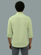 TerraDesi Ruby Regal Solid Cotton Blend Formal Shirt