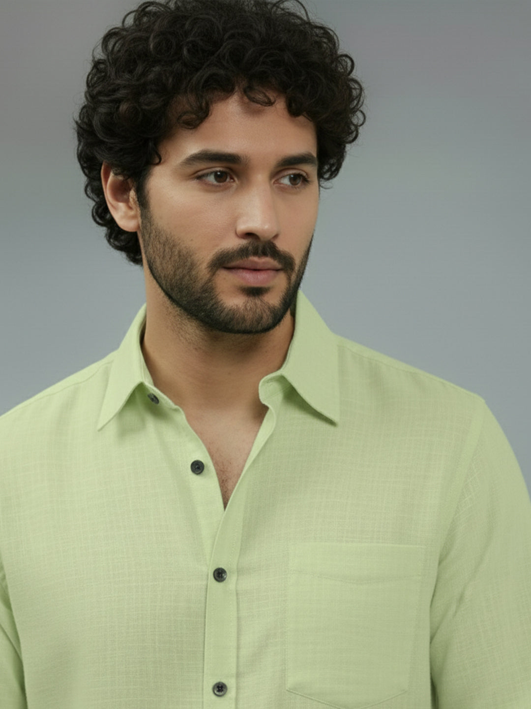 TerraDesi Ruby Regal Solid Cotton Blend Formal Shirt