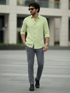 TerraDesi Ruby Regal Solid Cotton Blend Formal Shirt