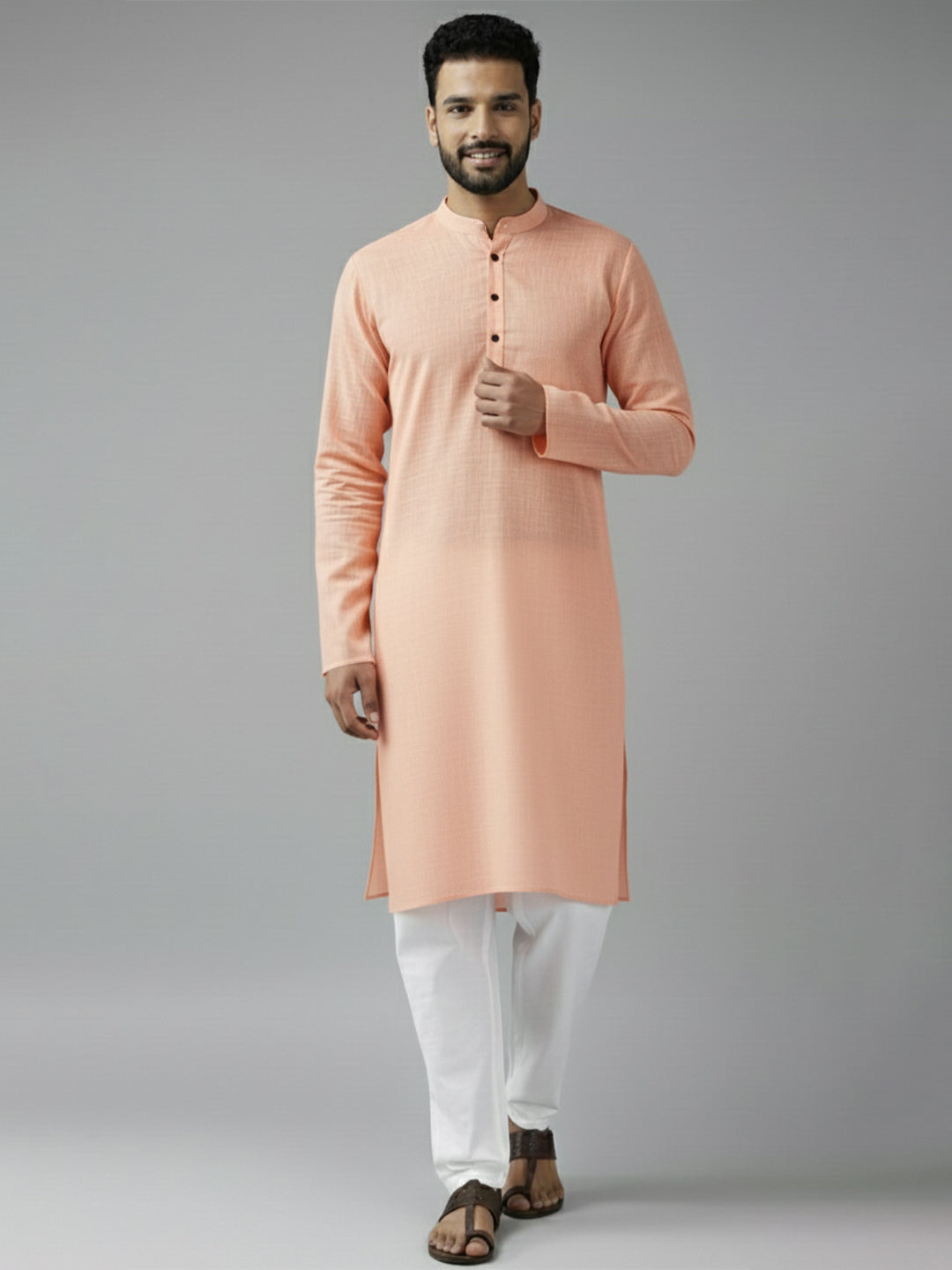 TerraDesi Midnight Classic Cotton Kurta Pajama Set