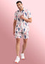 TerraDesi Pastel Petal Leaf Viscose Co-Ord Set