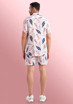 TerraDesi Pastel Petal Leaf Viscose Co-Ord Set