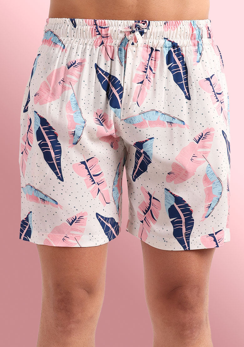 TerraDesi Pastel Petal Leaf Viscose Co-Ord Set