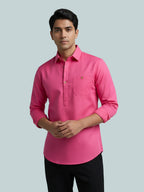 TerraDesi Breathable Cotton Short Kurta – Timeless Men's Style (SE83)