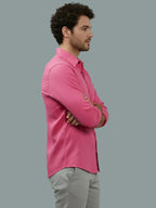 TerraDesi Onyx Stealth Solid Cotton Blend Formal Shirt