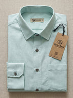 TerraDesi SunAura Yellow Cotton Classic Shirt