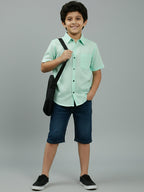 TerraDesi Cotton Blend Half Sleeve Shirt for Kids and Boys
