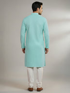 NoirVansh Luxe Sequin Kurta | TerraDesi Black Festive Statement Kurta