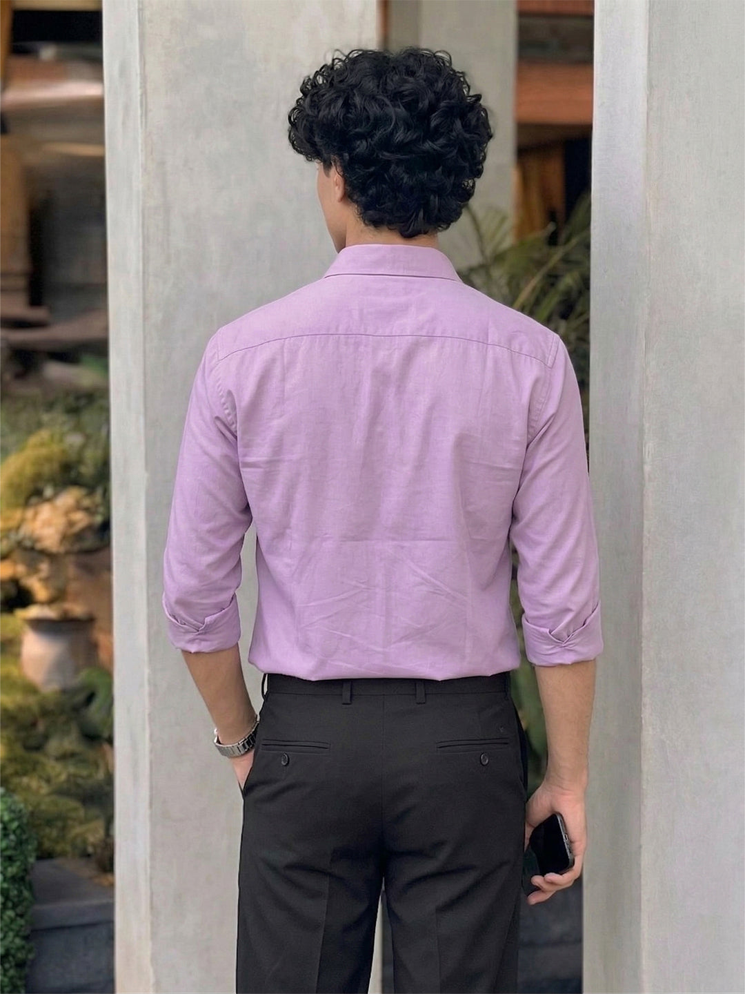 TerraDesi SunAura Yellow Cotton Classic Shirt