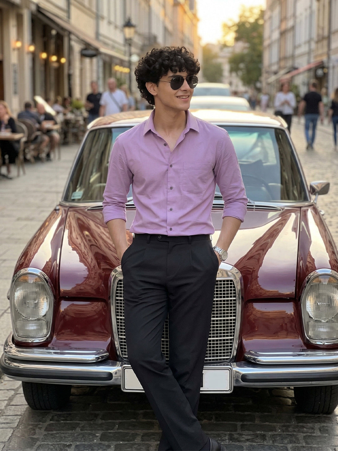 TerraDesi SunAura Yellow Cotton Classic Shirt