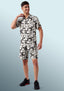 TerraDesi Monochromatic Retro Square Viscose Co-Ord Set